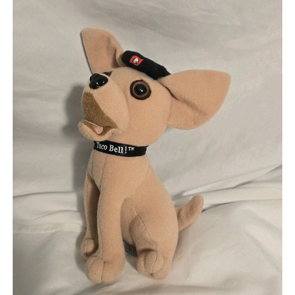Vintage Yo Quiero Taco Bell Dog 6” Chihuahua Stuffed Plush Toy Great Condition!